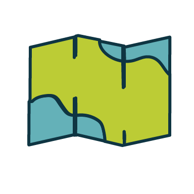 Folded map